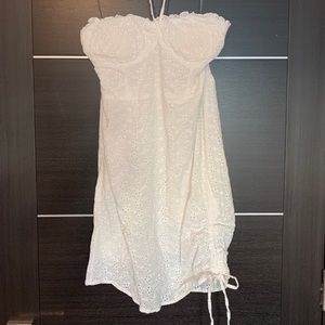White strapless princess Polly dress